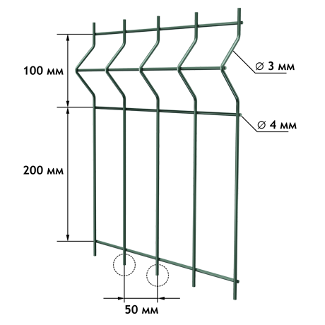 Ограждение серии GARMONY-perimetr